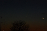 Horizon, Moon, and Comet #2