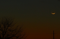 PanSTARRS and Crescent Moon #2