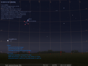 November 18th Comet ISON